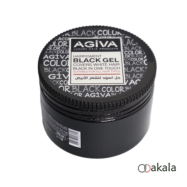 ژل واکس مشکی آگیوا مدل بلک ژل 250 میل