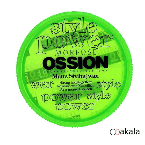 واکس مو مات مورفوس اوشن MORFOSE OSSION مدل MATTE STYLING حجم 100 میل