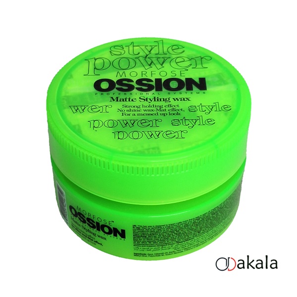 واکس مو مات مورفوس اوشن MORFOSE OSSION مدل MATTE STYLING حجم 100 میل