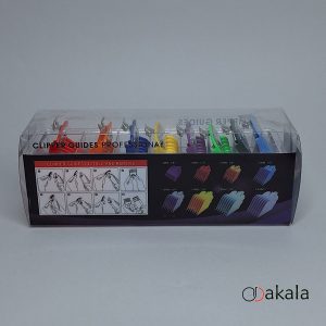 ست شانه اصلی ماشین اصلاح وال فلزی رنگی 8 عددی