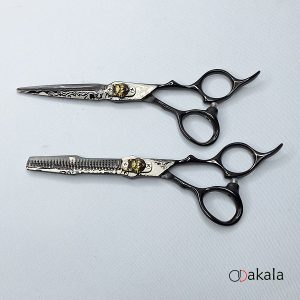 ست قیچی آرایشگری طرح ابر و باد مدل A-B60-32 صیام_فینی 6 اینچ