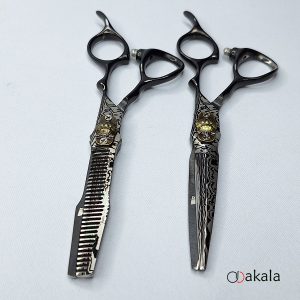 ست قیچی آرایشگری طرح ابر و باد مدل A-B60-32 صیام_فینی 6 اینچ