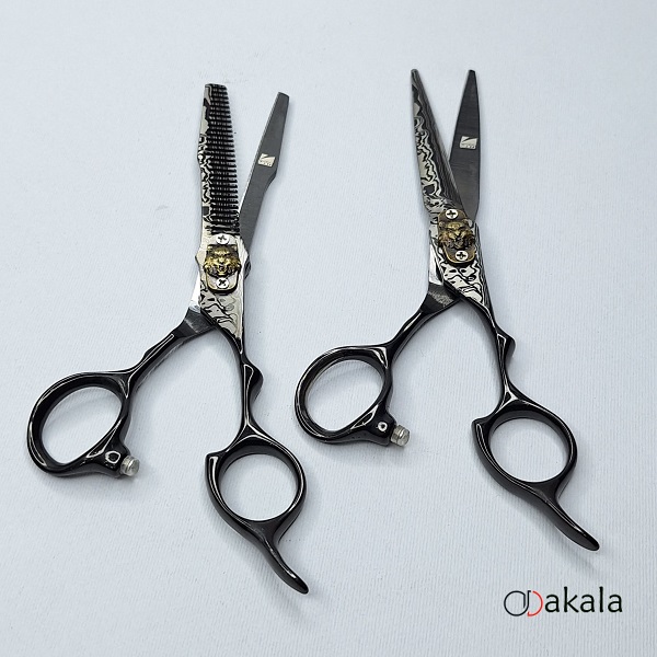 ست قیچی آرایشگری طرح ابر و باد مدل A-B60-32 صیام_فینی 6 اینچ