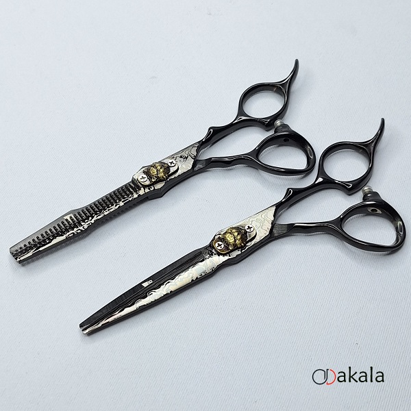 ست قیچی آرایشگری طرح ابر و باد مدل A-B60-32 صیام_فینی 6 اینچ