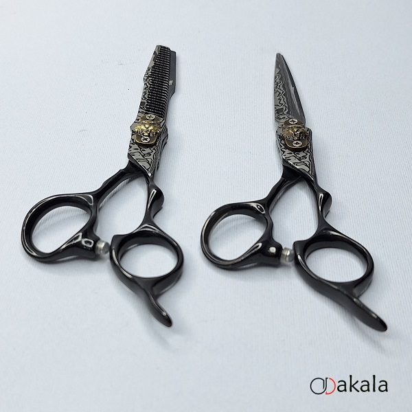 ست قیچی آرایشگری طرح ابر و باد مدل A-B60-32 صیام_فینی 6 اینچ