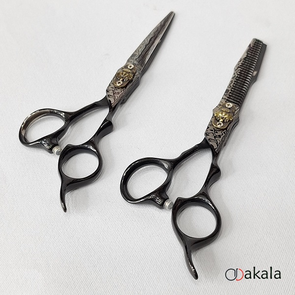 ست قیچی آرایشگری طرح ابر و باد مدل A-B60-32 صیام_فینی 6 اینچ