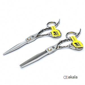 ست قیچی آرایشگری A-b60-39 صیام فینی قدرتی بلبرینگی 6 اینچ