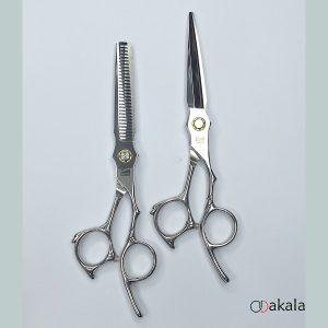 ست قیچی آرایشگری Ab60-38 قدرتی 6 اینچ بلبرینگی صیام_فینی
