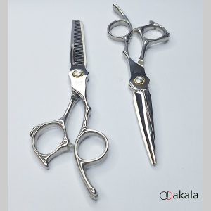 ست قیچی آرایشگری Ab60-38 قدرتی 6 اینچ بلبرینگی صیام_فینی