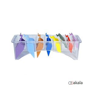 پک 8 عددی شانه ماشین اصلاح پلاستیکی