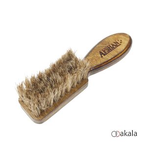 برس فید چوبی موی طبیعی افشان کد 4