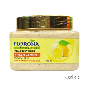 اسکراب شنی فلورونا FLORONA مدل لیمو حجم 300 میل