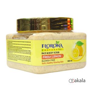 اسکراب شنی فلورونا FLORONA مدل لیمو حجم 300 میل