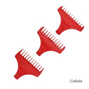 پک 3 عددی شانه ماشین اصلاح خط زن وال